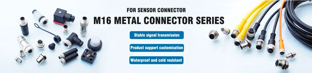 Metal Connector Waterproof and Cold Proof M16 Connector